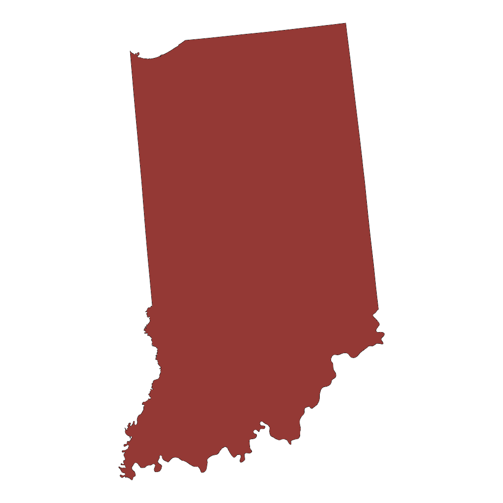 Indiana state outline