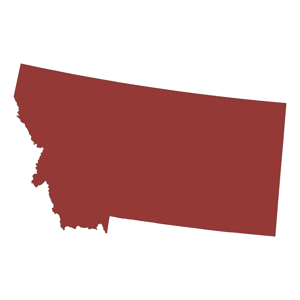 Montana state outline