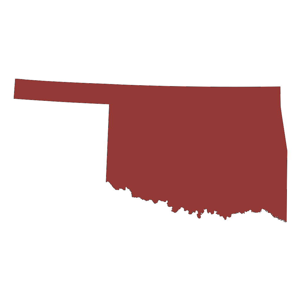 Oklahoma state outline